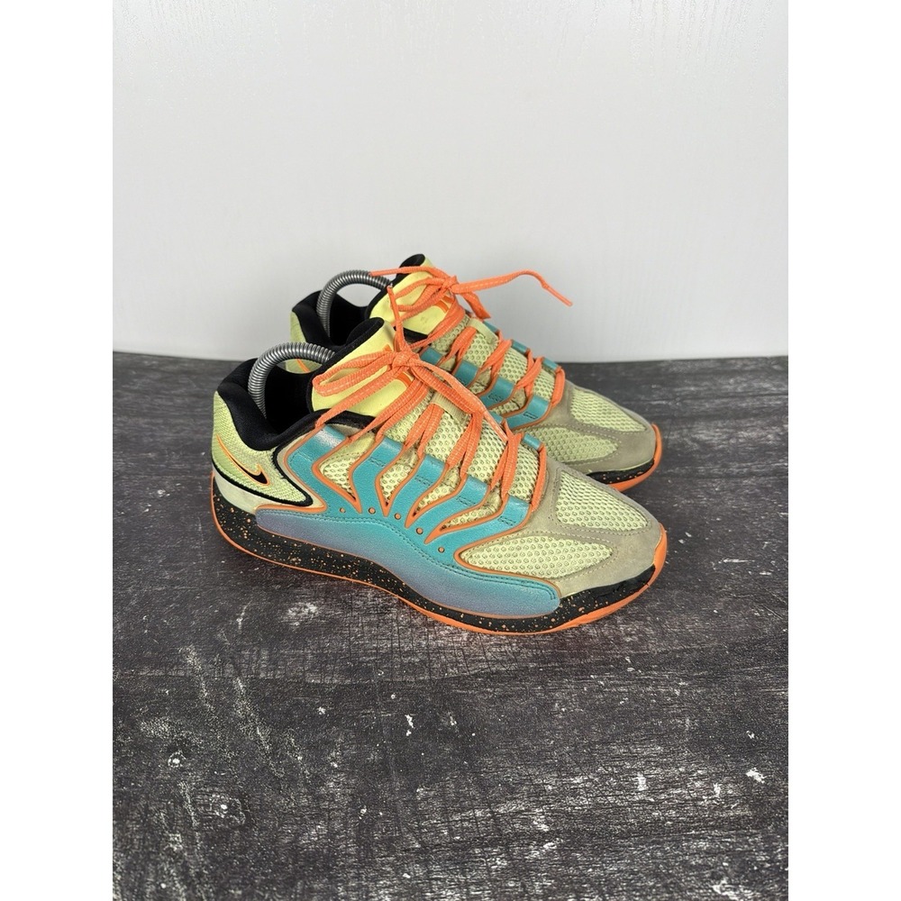 Nike KD18 NRG Clear Jade Black Liquid Lime Mens 7.5 US HV1993 Basketball Shoes